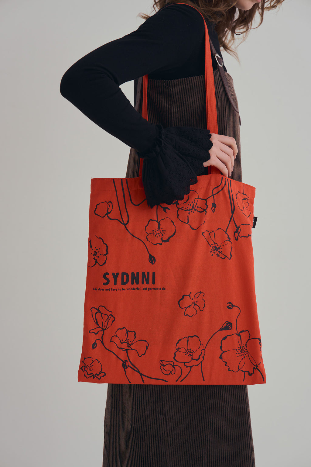 聯名手作罌粟花托特包